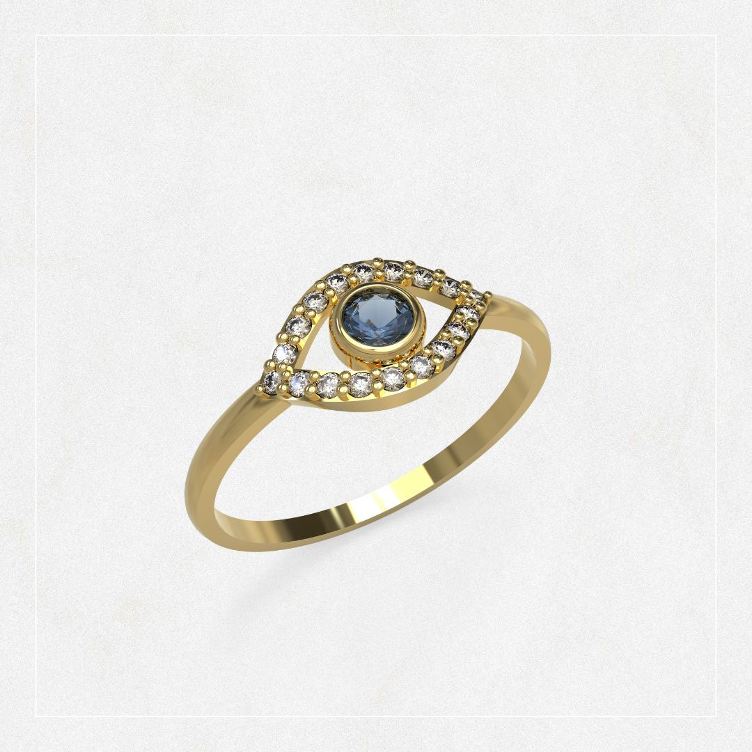 Anillo de Ojo Turco Chico