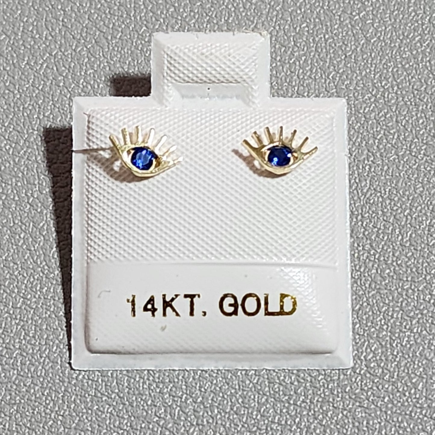 Broqueles ojo 14K