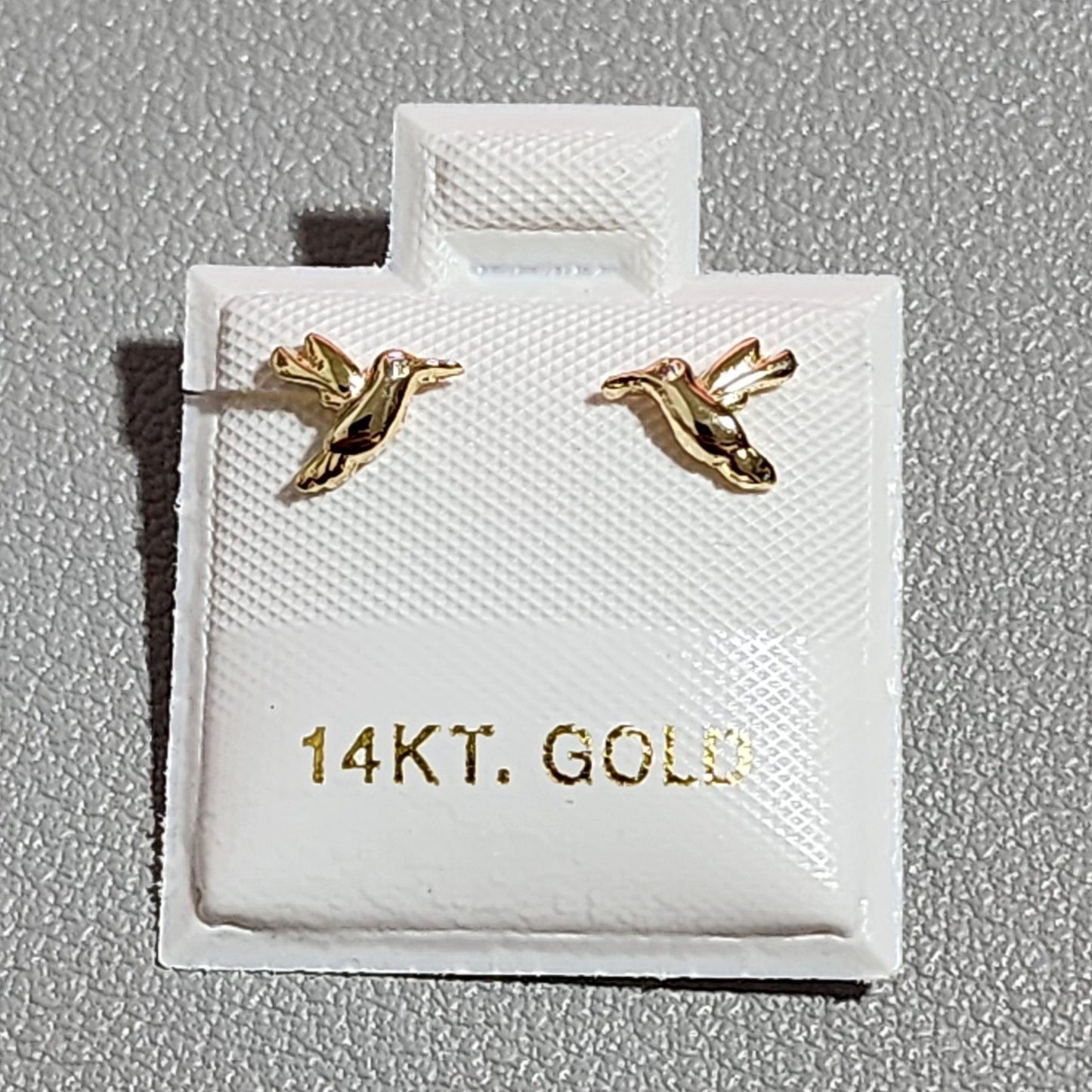Broqueles colibri 14K