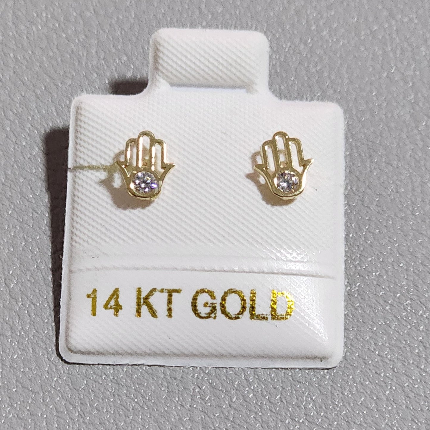 Broqueles Hamsa 14K