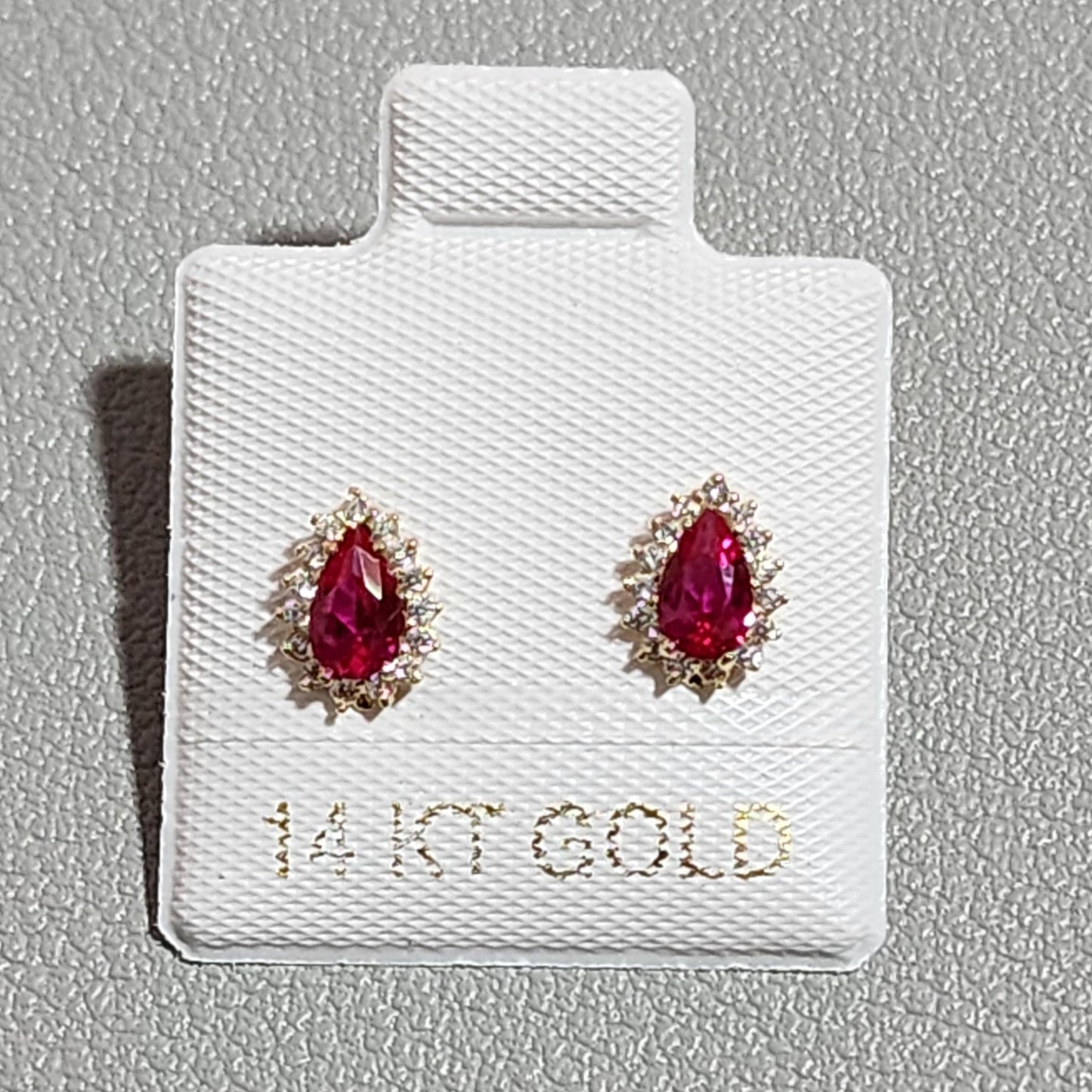 Broqueles gota 14K
