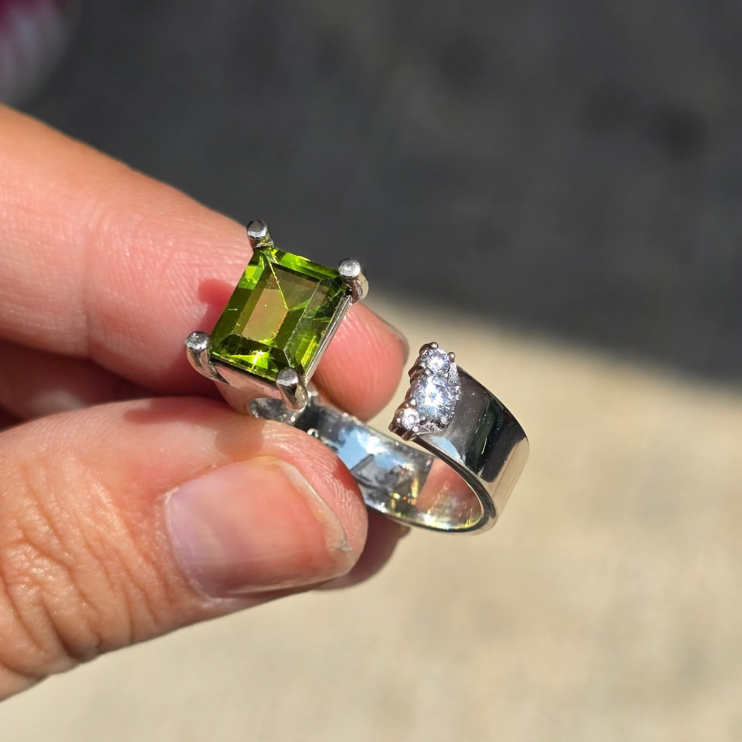Anillo Solaris - Peridoto