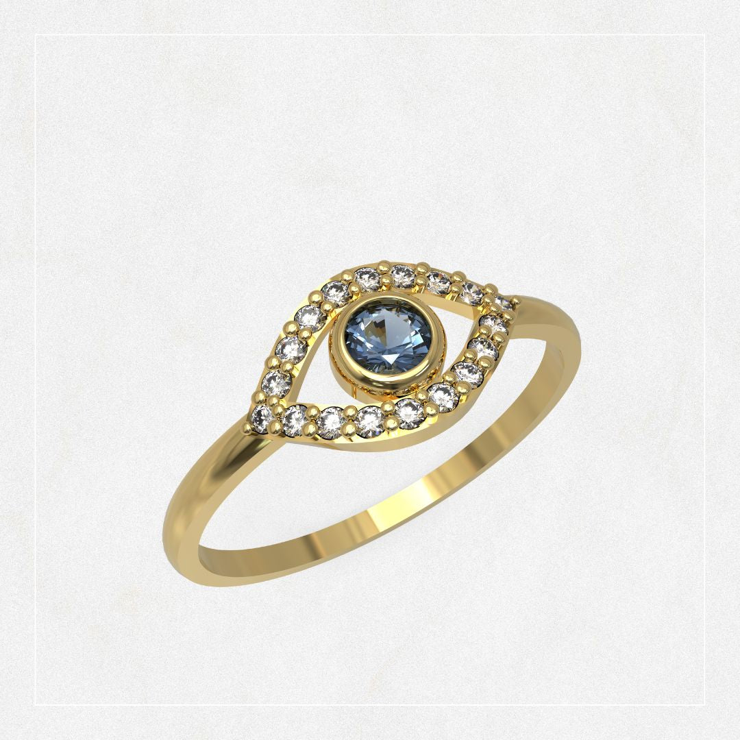 Anillo de Ojo Turco Chico