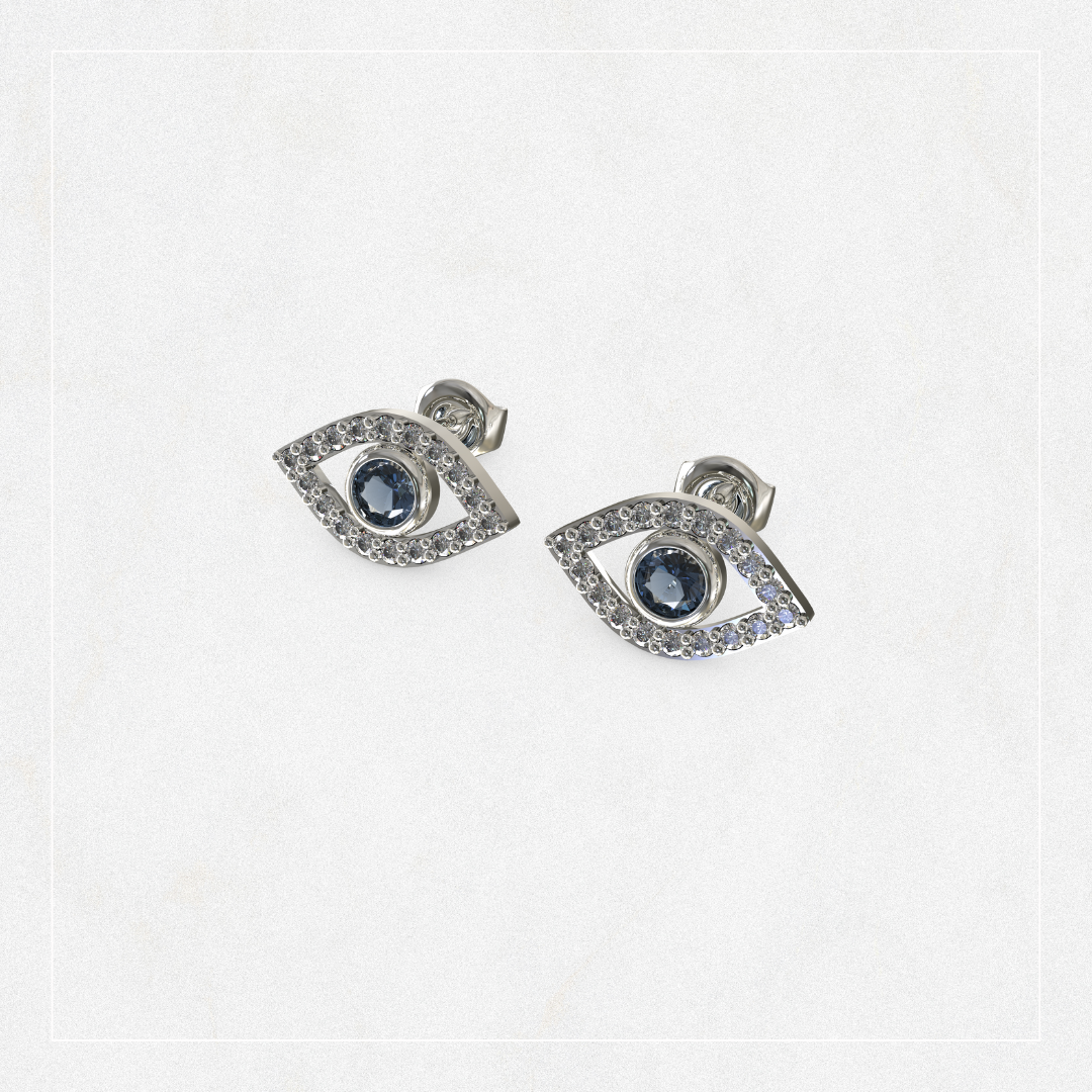 Broqueles de Ojo Turco Chico