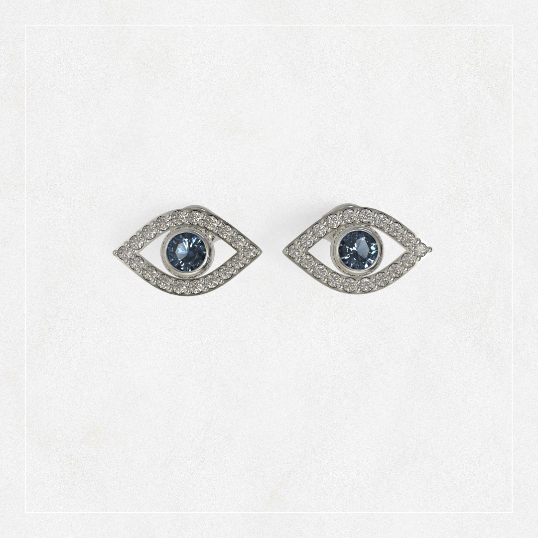 Broqueles de Ojo Turco Chico