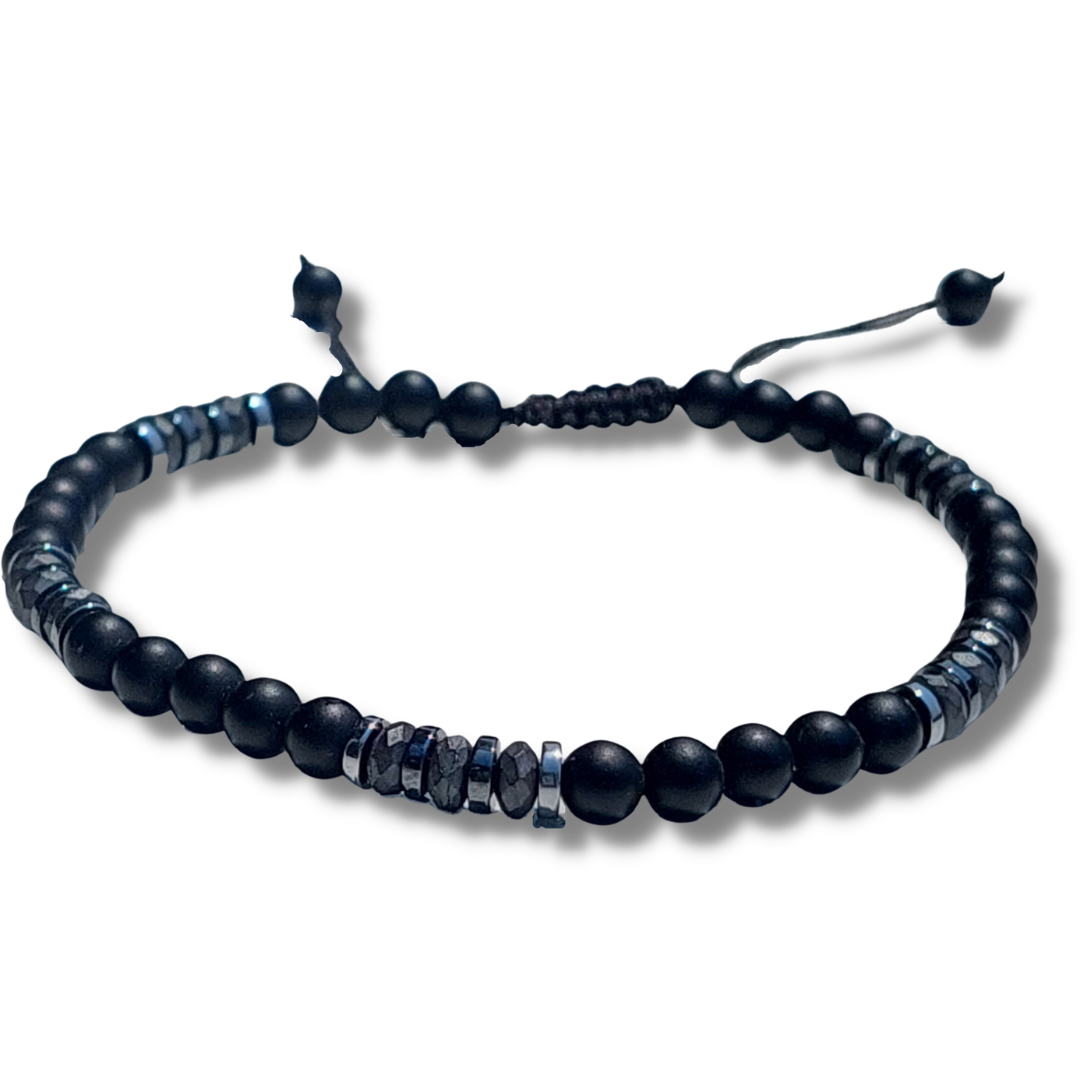 Pulsera Hematita- Onix