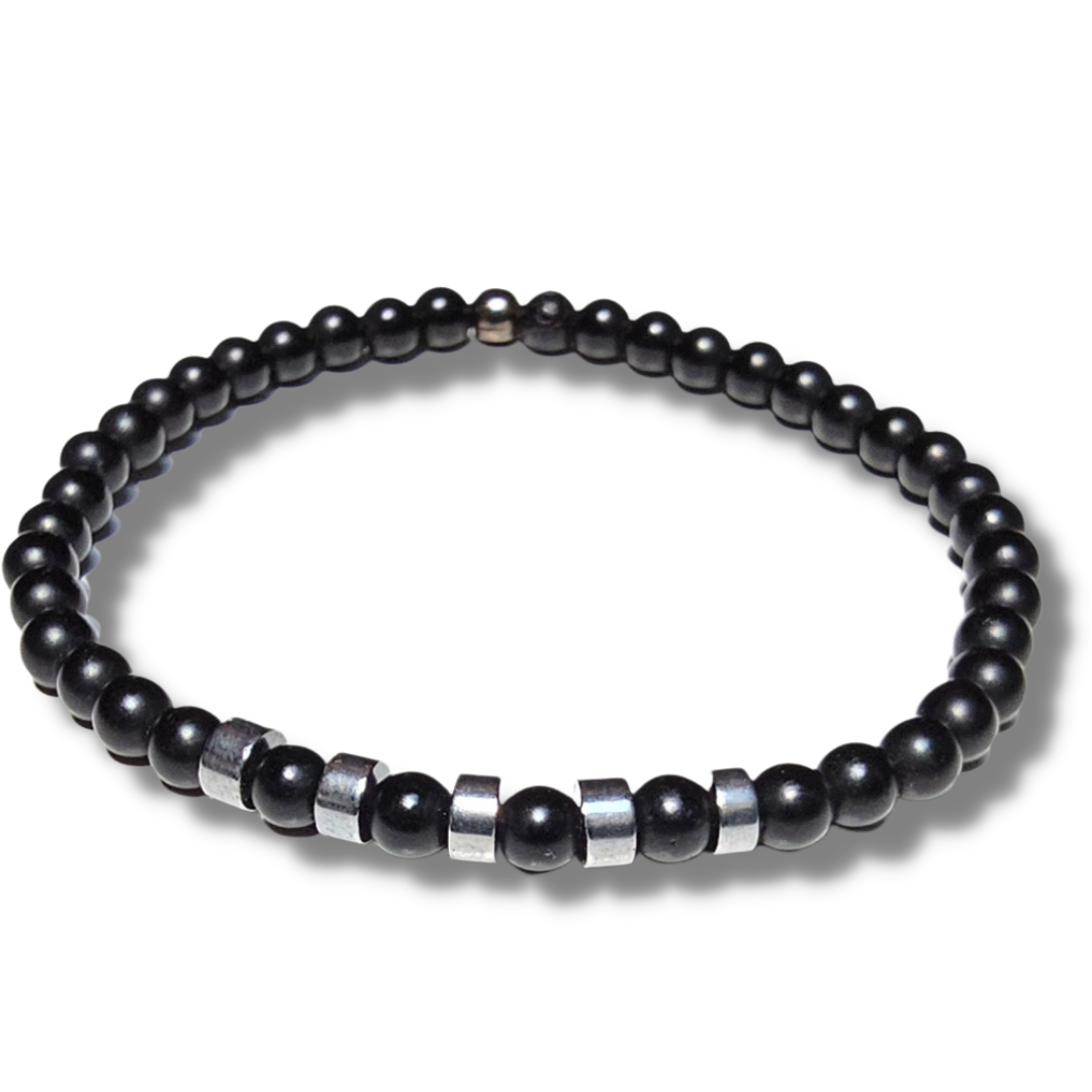 Pulsera Hematita- Onix
