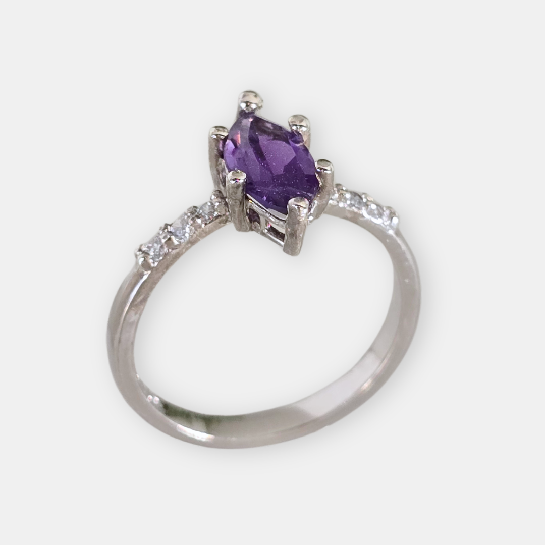 Anillo Aurora - Amatista