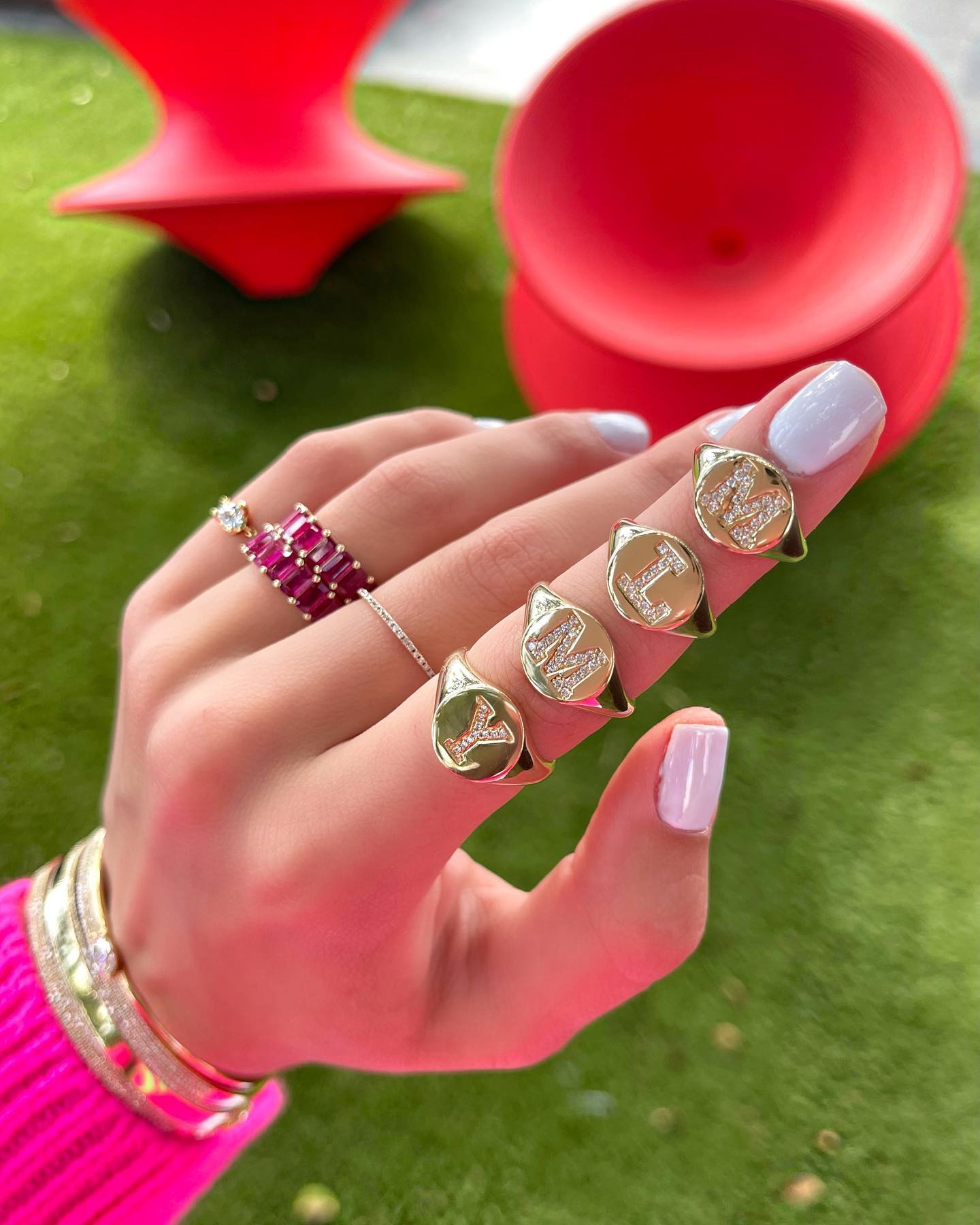 Anillo Inicial Diamante Pave