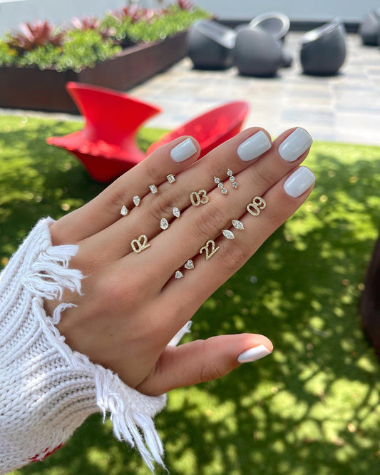 Broqueles Diamante Pave