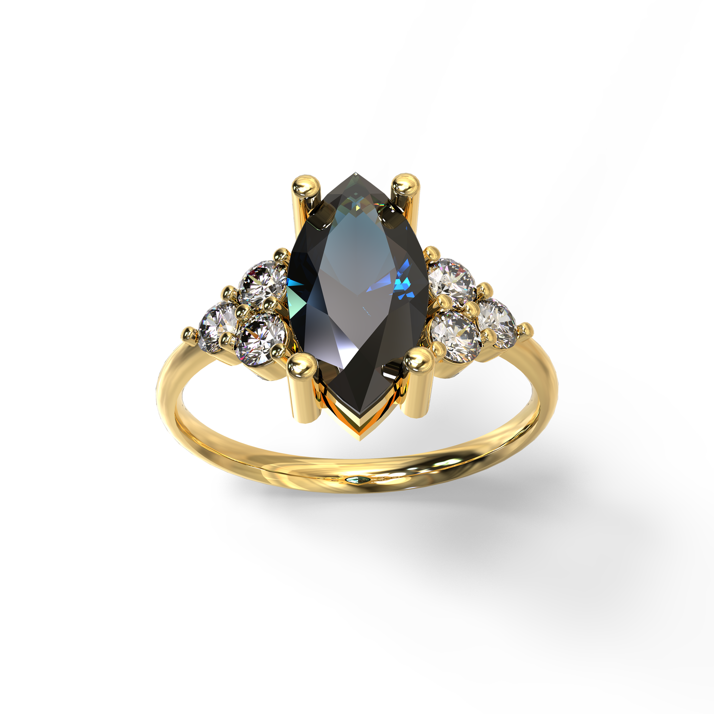 Anillo Tucson Zafiro Natural