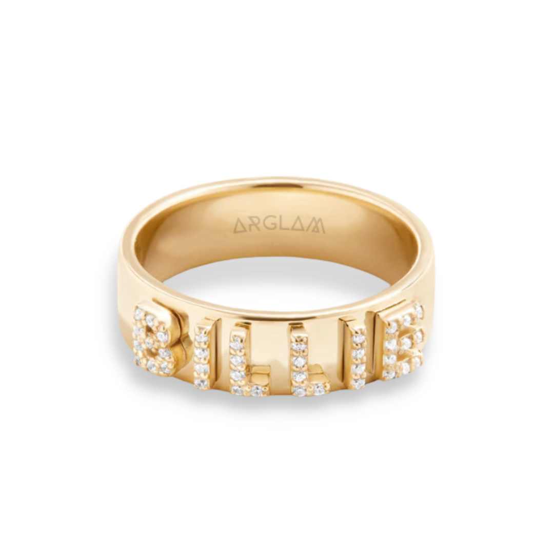 Anillo 3D pave