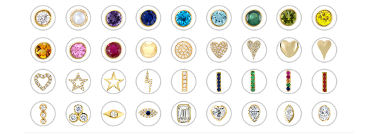 Gargantilla Iniciales con Charm