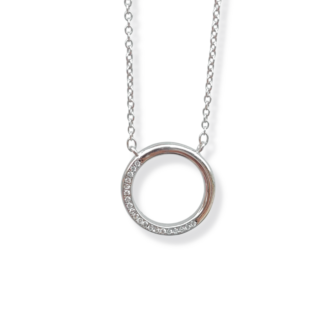 Gargantilla Circulo Zirconia
