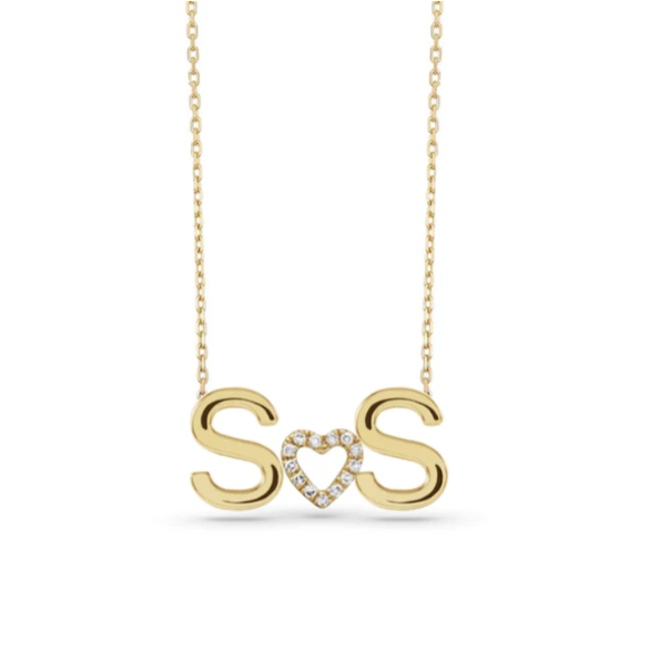 Gargantilla Iniciales con Charm