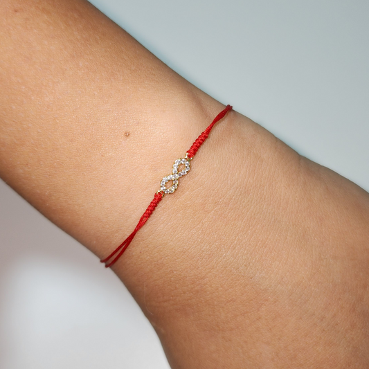 Pulsera Infinito con Zirconia