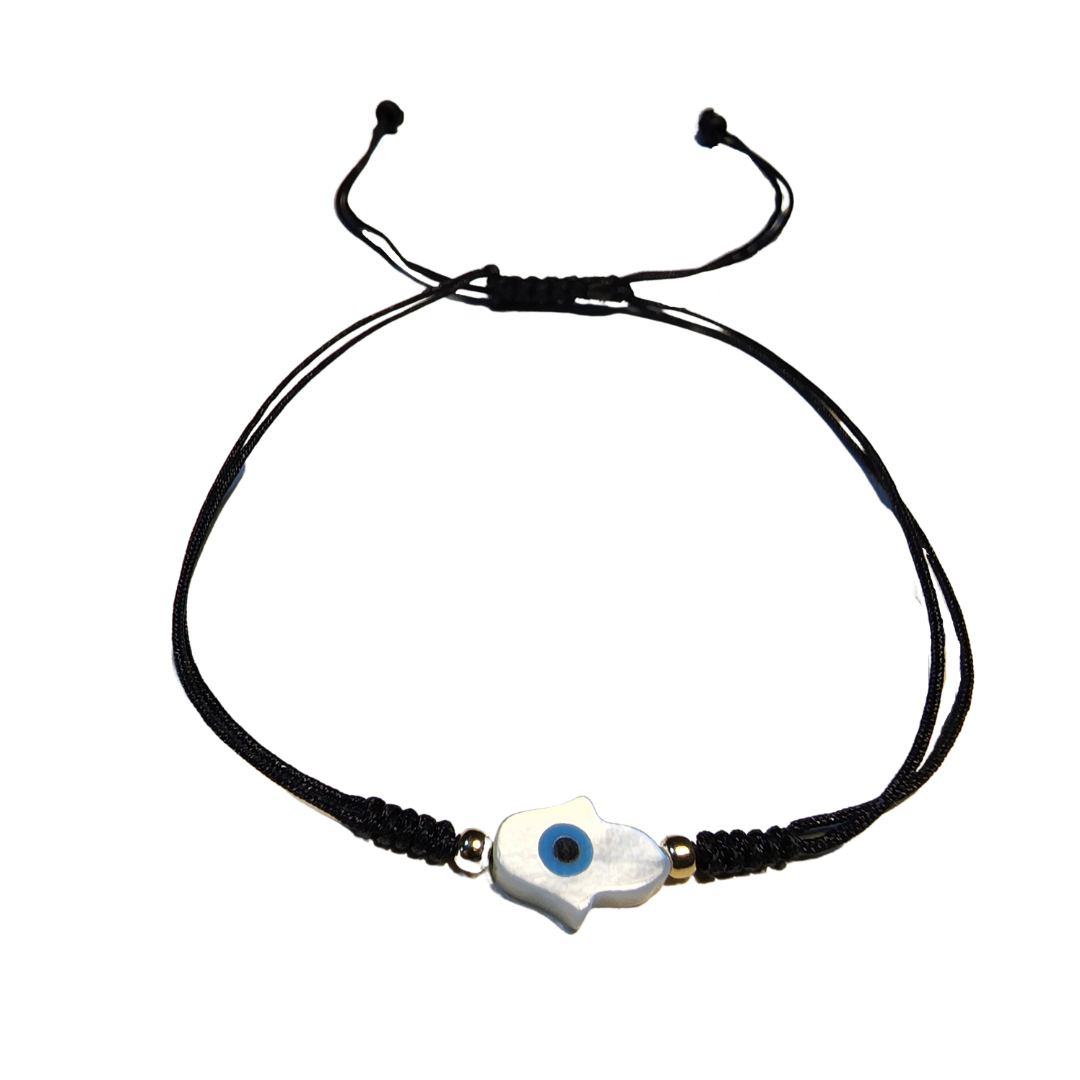 Pulsera Hamsa Madre perla