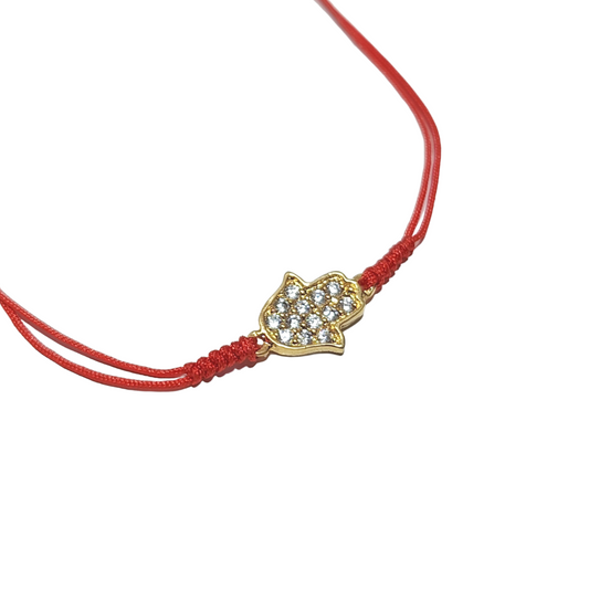 Pulsera Hamsa Zirconia