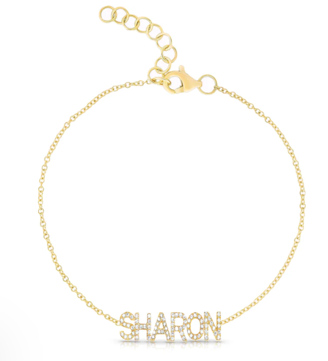 Pulsera Fecha Diamante Pave