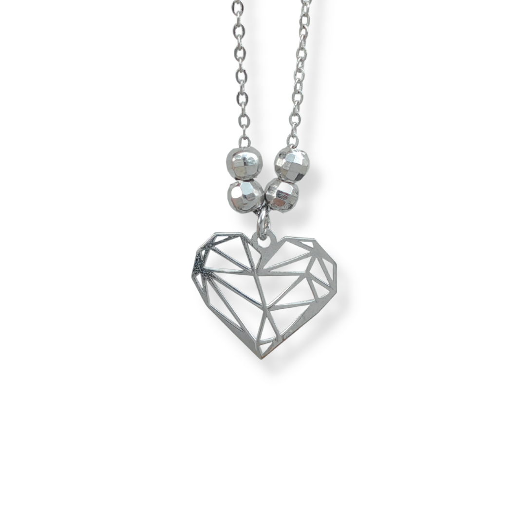Gargantilla Corazon Geometrico