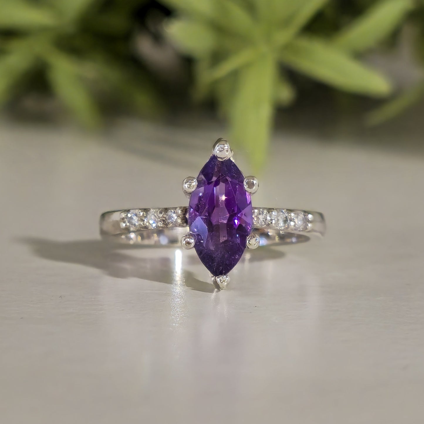 Anillo Aurora - Amatista