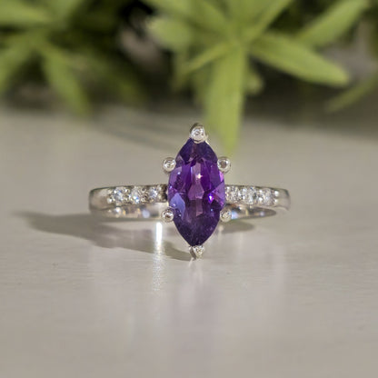Anillo Aurora - Amatista