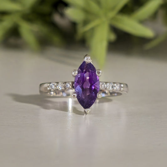 Anillo Aurora - Amatista