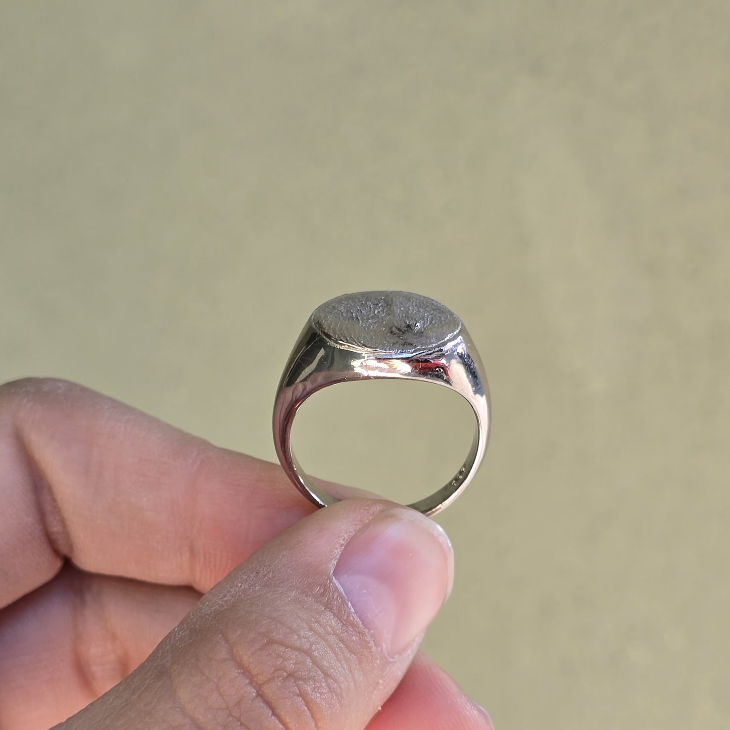 Anillo Signet Grand - 1 cm (KIT En casa)