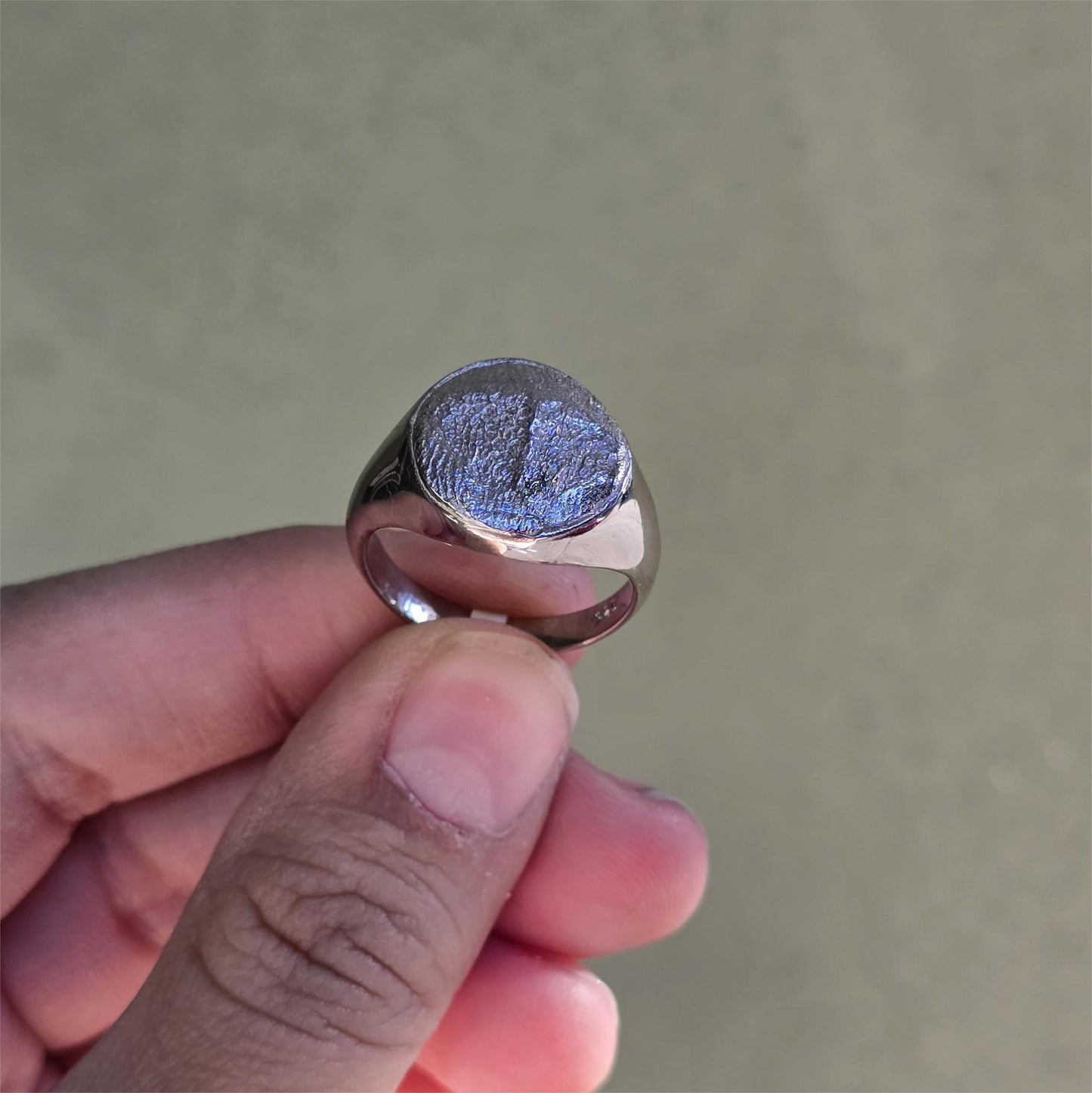 Anillo Signet Grand - 1 cm (KIT En casa)