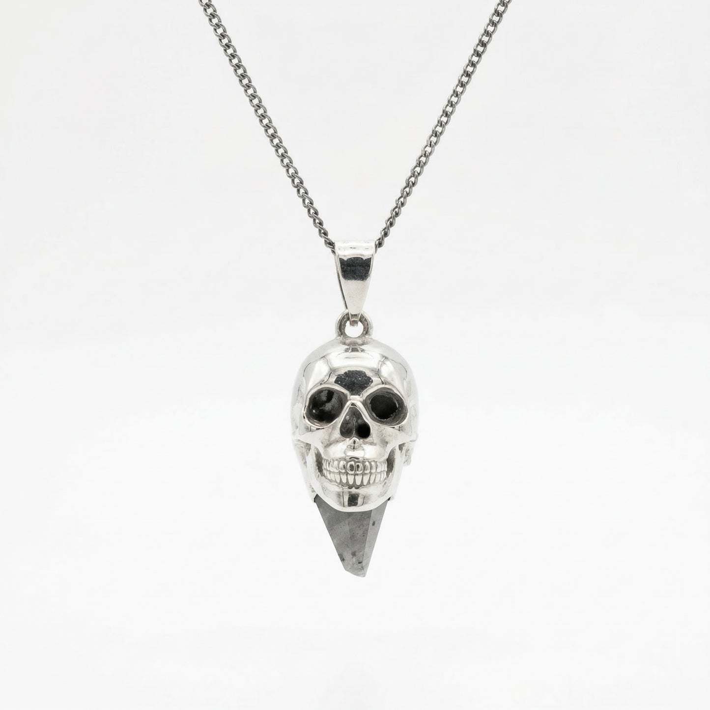 Calavera con Tanzanita en bruto - PIEZA ÚNICA