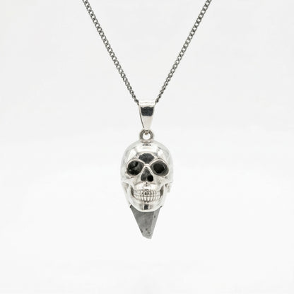 Calavera con Tanzanita en bruto - PIEZA ÚNICA
