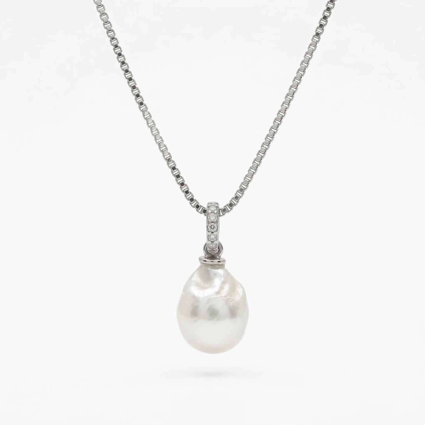 Collar Perla Natural – Plata .925 (Dorado o Plateado)