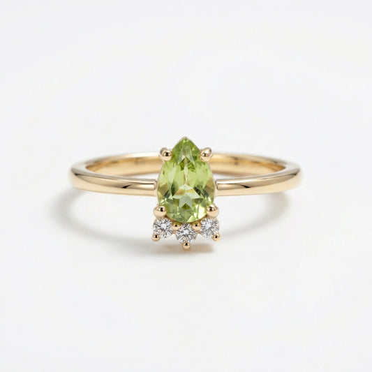 Anillo Aurea — Peridoto