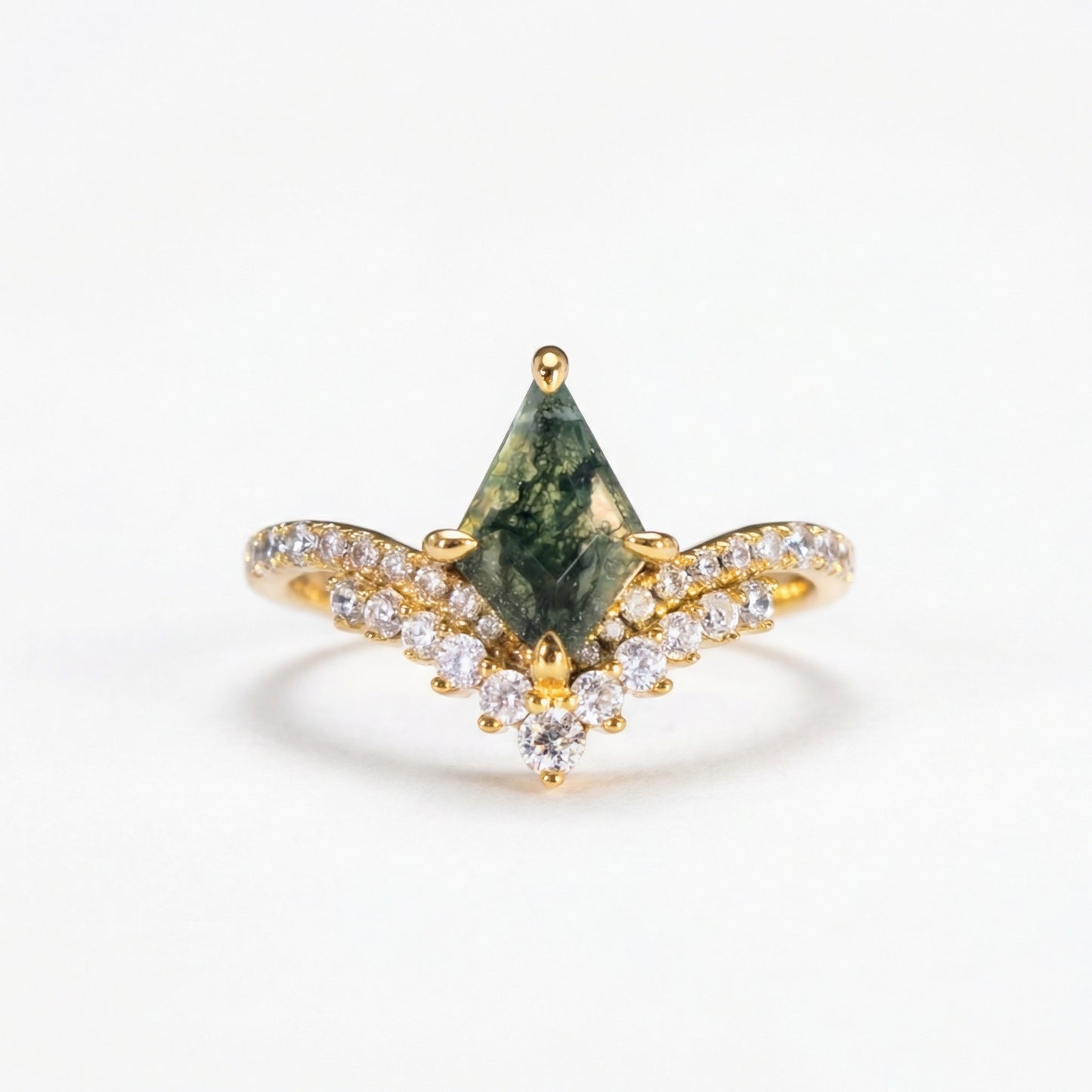 Anillo Amara - Agata Musgosa