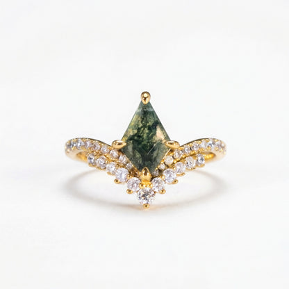 Anillo Amara - Agata Musgosa