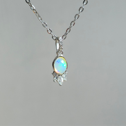 Dije Aura – Ópalo Etíope Natural - Asa con Piedras