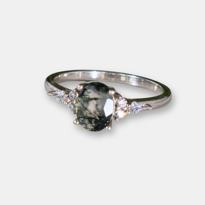 Anillo Lía - Agata Musgosa