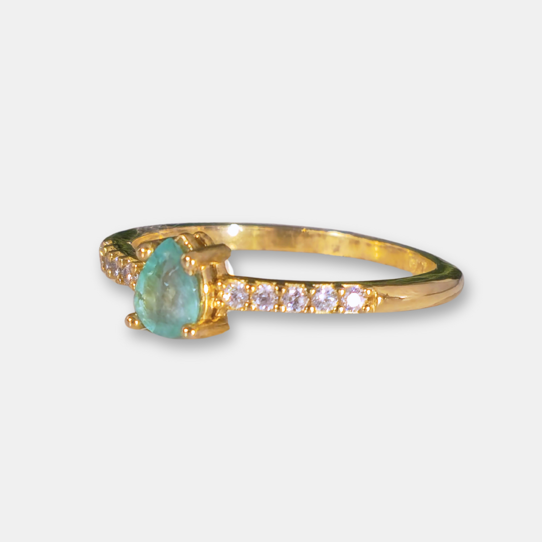 Anillo Malaga Esmeralda Natural