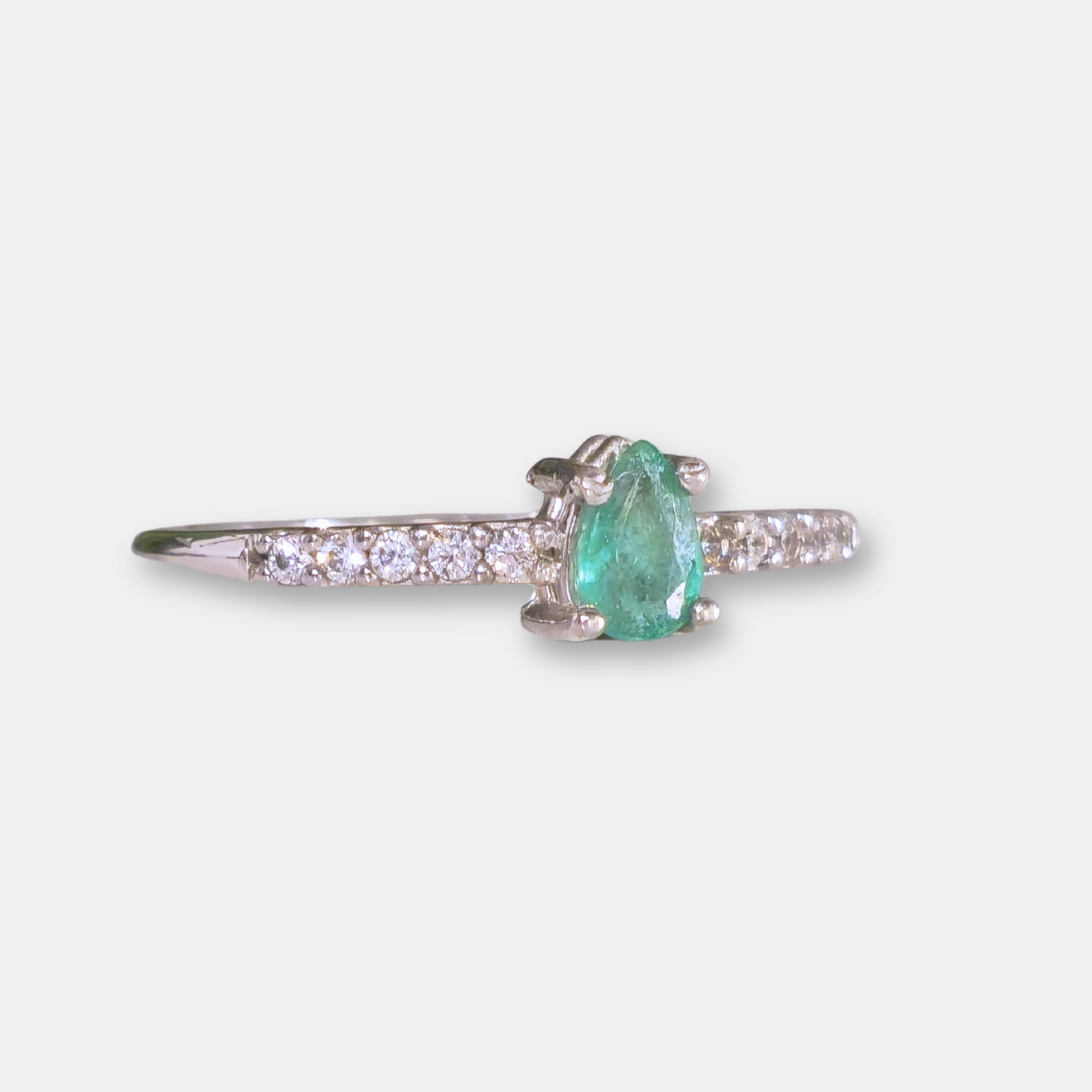 Anillo Malaga Esmeralda Natural