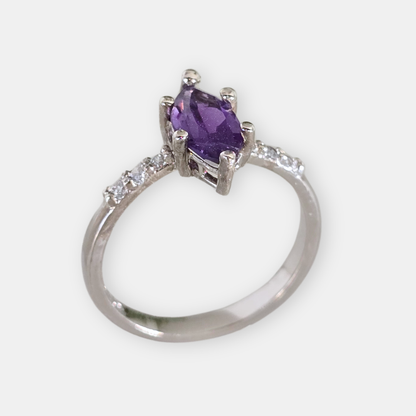 Anillo Aurora - Amatista
