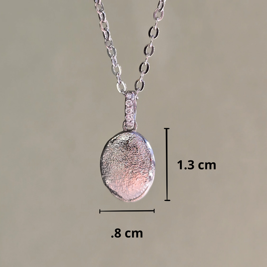 Huella Oval Tiny 1.3 cms (KIT En casa)